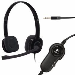 Logitech Stereo Headset H151 - Black (3.5 MM JACK) - 981-000589