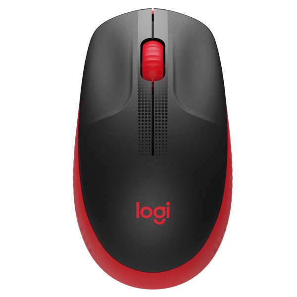 Logitech M190 Full-Size Wireless Mouse Red