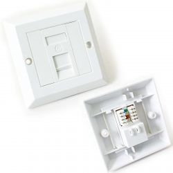 RJ45 Double Faceplate