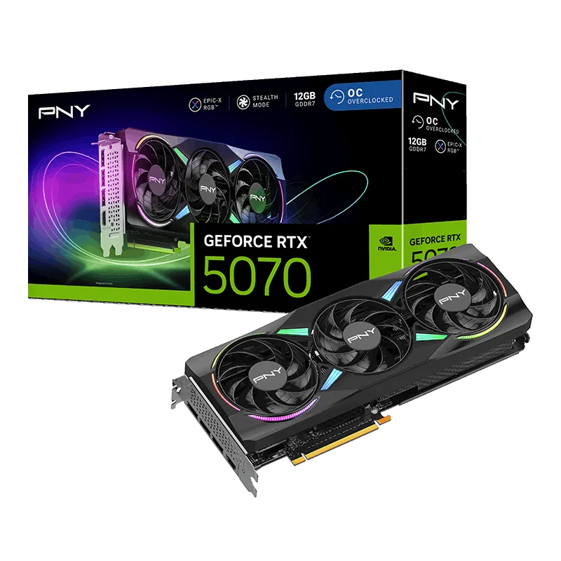 GeForce RTX 5070 ARGB EPIC-X RGB OC Triple Fan