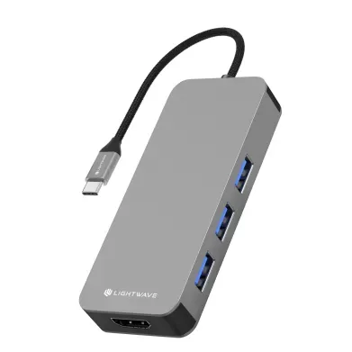 Lightwave LW-DOCK-8I1 USB-C 8 in 1 Docking Station
