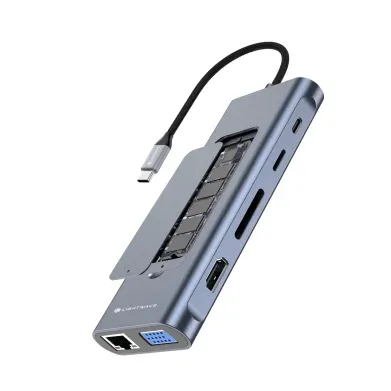 Lightwave LW-M2 NVME USB-C 11 in 1 Docking Station