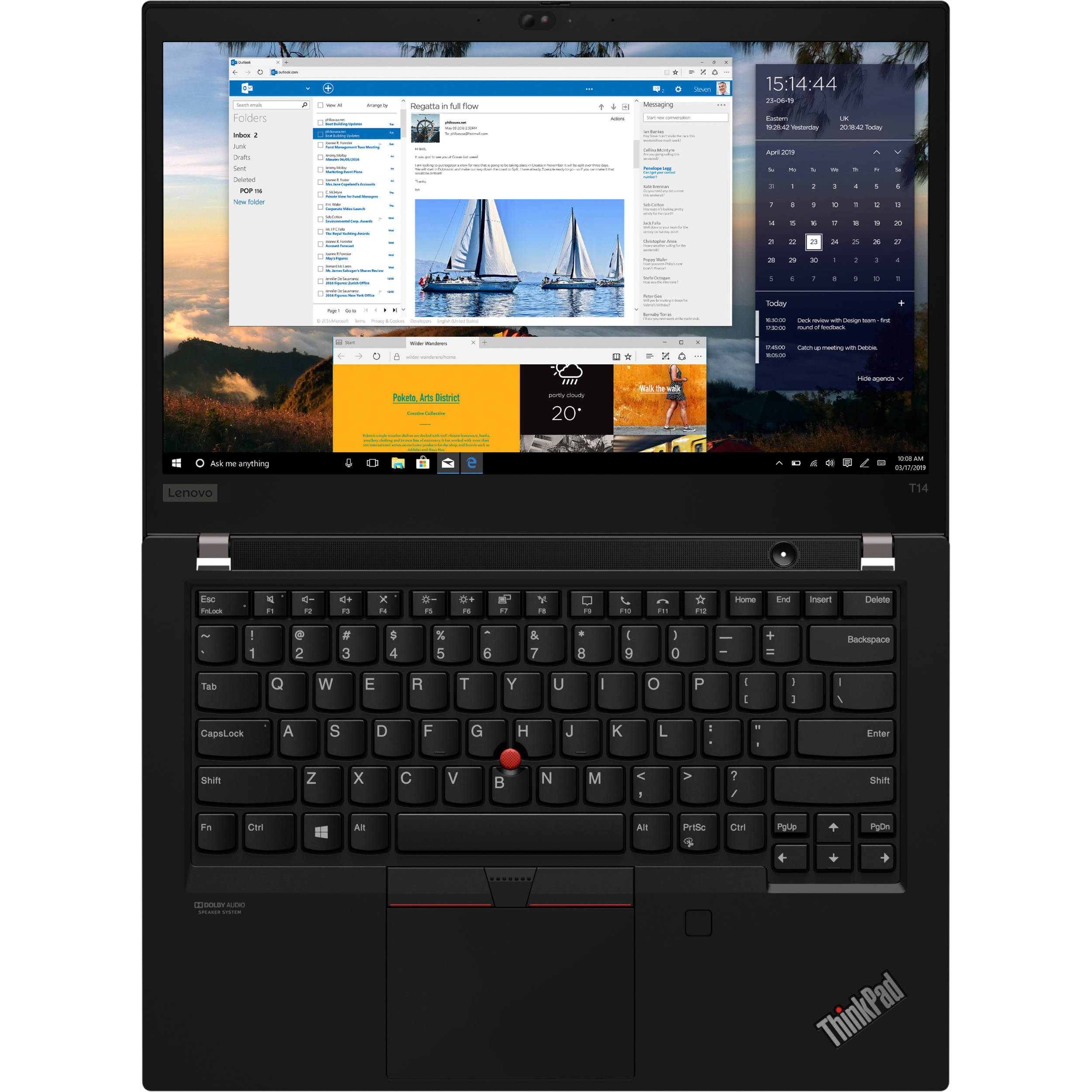 Lenovo T14 Core i7 10th Gen 16GB RAM 256SSD - Image 2