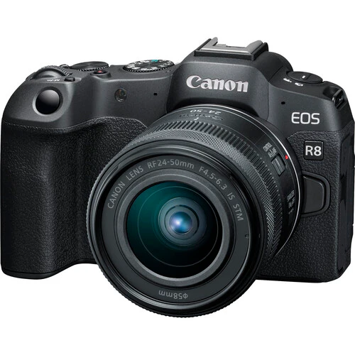 Canon EOS R8 + RF 24-105mm F4-7.1 IS STM EU26 Mirrorless Camera