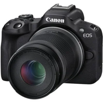 Canon EOS R50BK (RF-S 18-45mm) Mirrorless Camera
