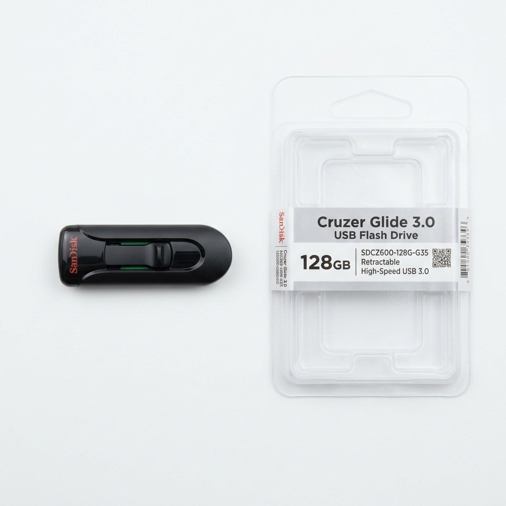 SanDisk Cruzer Glide 3.0 USB Flash Drive 128GB - SDCZ600