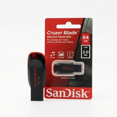 SanDisk Cruzer Blade USB Flash Drive 64GB - SDCZ50-064G-B35