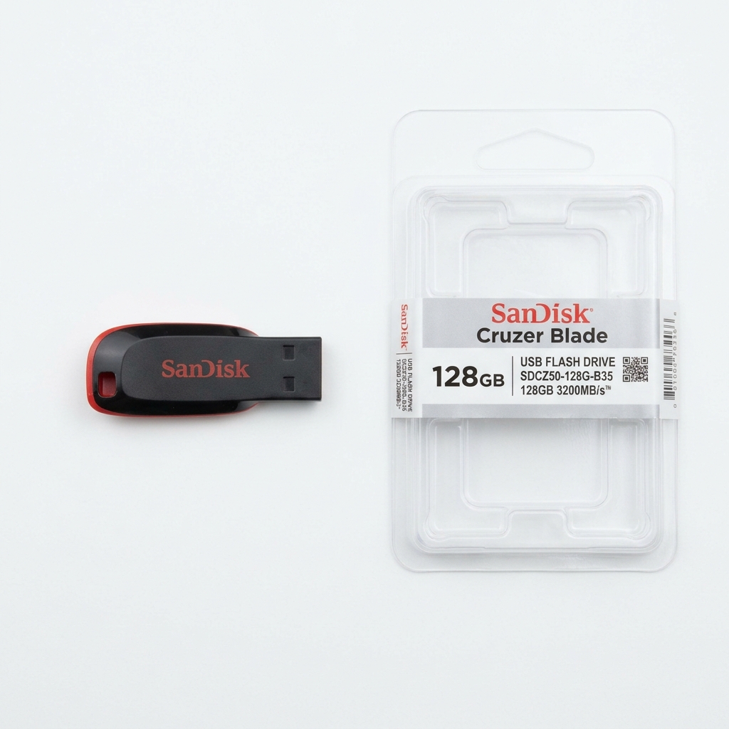 SanDisk Cruzer Blade USB Flash Drive 128GB