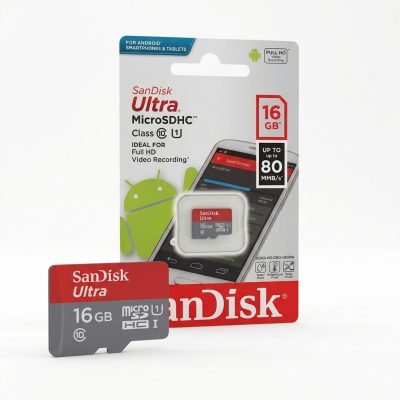 SanDisk Ultra MicroSD CLASS 10 80MBPS 16GB